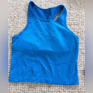 Lululemon Ebb to street cropped racer back tank. Size 4.
